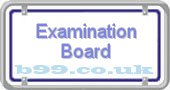 examination-board.b99.co.uk